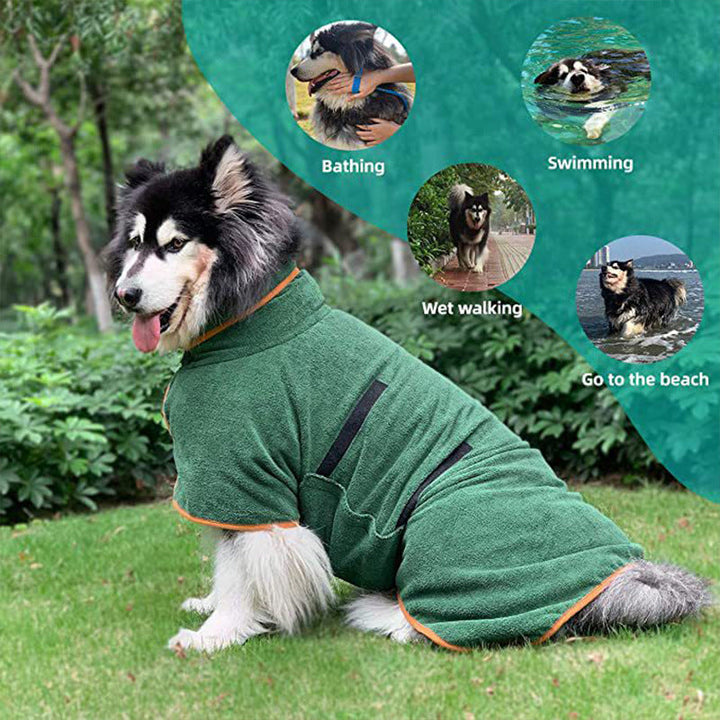 The Ultimate Pet Microfiber Bathrobe Towel: Perfect for Your Furry Friends