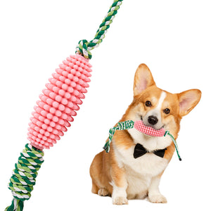 Transform Your Dog's Dental Health with the Interactive Pet Toothbrush Corn Chew Toy